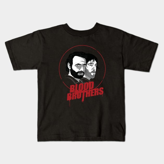 Blood Brothers Kids T-Shirt by innercoma@gmail.com